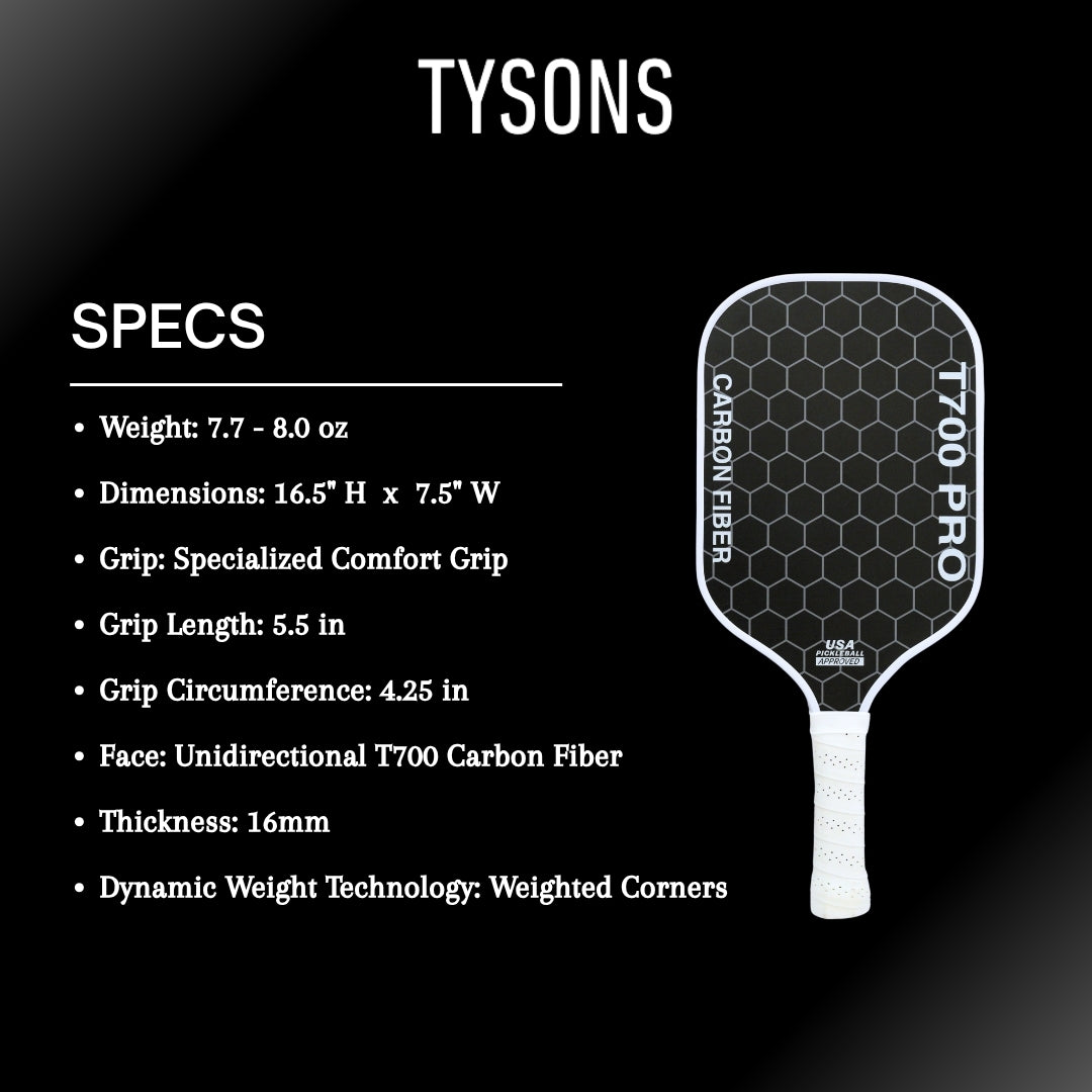 Tysons Pickleball Paddle  T-700 Pro