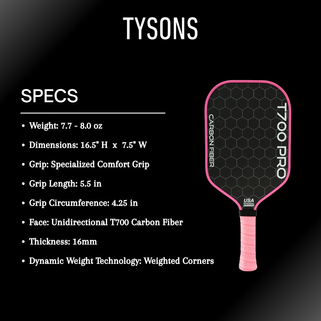 Tysons Pickleball Paddle T-700 Pro-Sakura