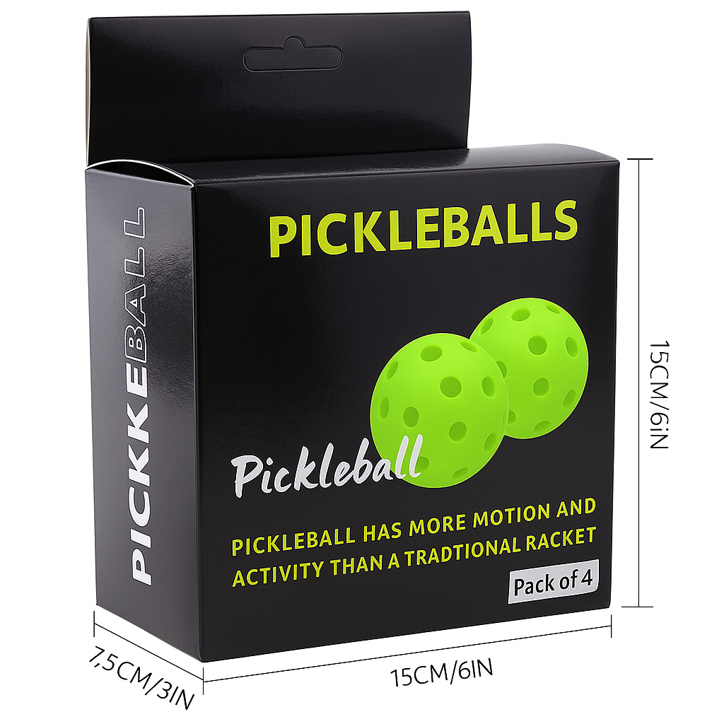 Tyson’s Outdoor Pickleballs – 4-Pack
